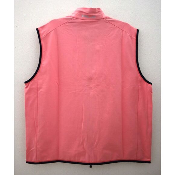 RLX x Ralph Lauren Men's Sz XL Pink Stretch French Terry Golf Vest - Picture 2 of 8
